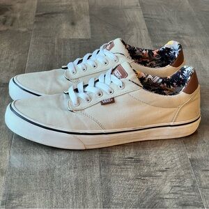 Vans Mens Atwood Deluxe Beige Casual Shoes Sneakers Size 12